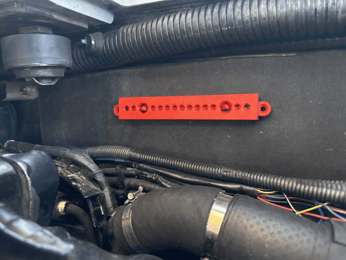 Nonblaze mounted for boat engine bays