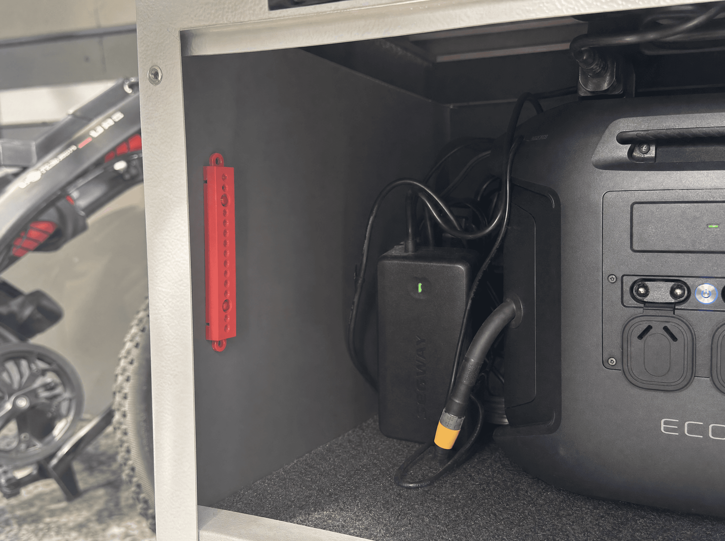 Nonblaze mounted for e-bike & e-scooter charging