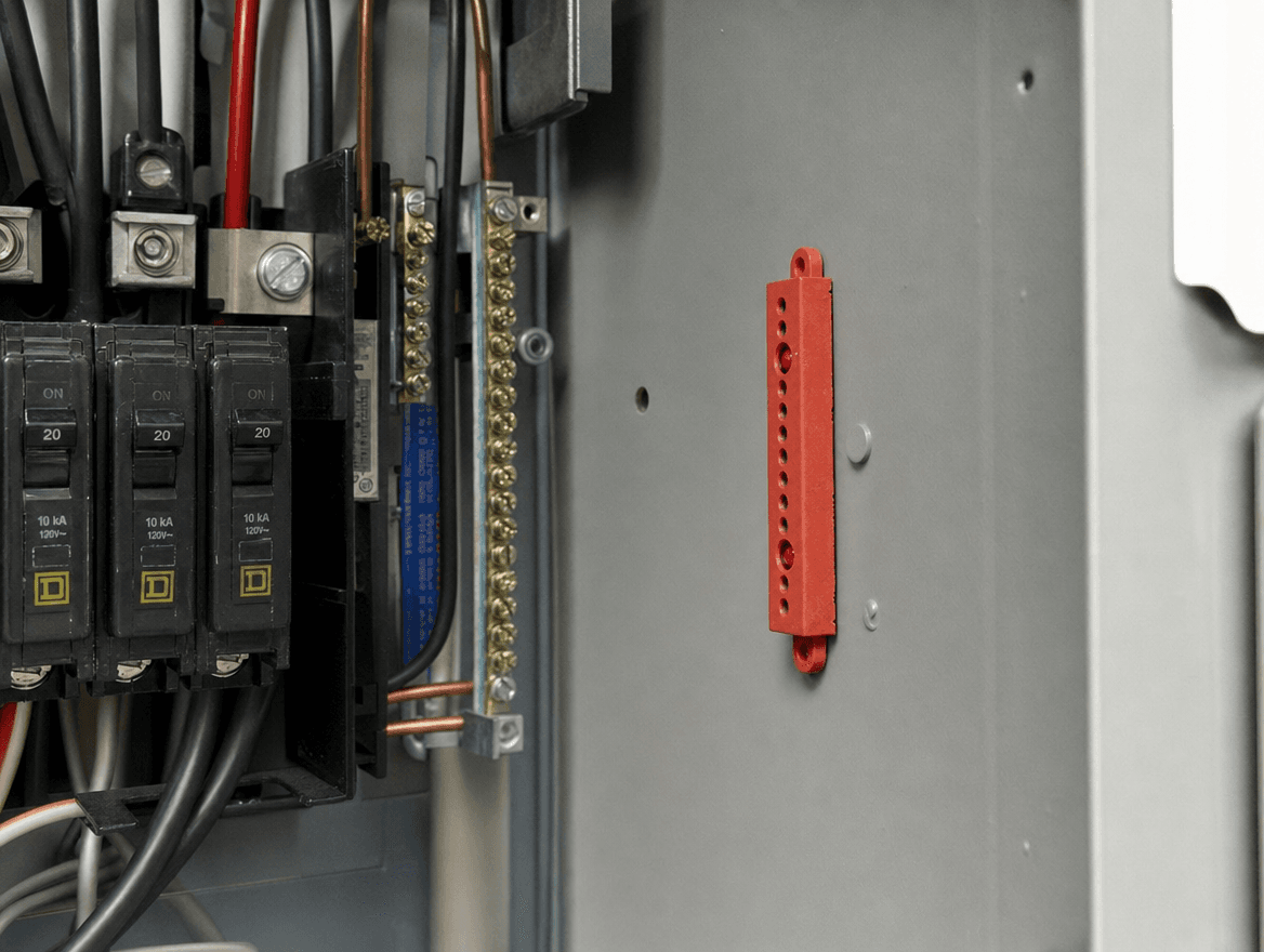 Nonblaze mounted for home electrical panel & solar storage