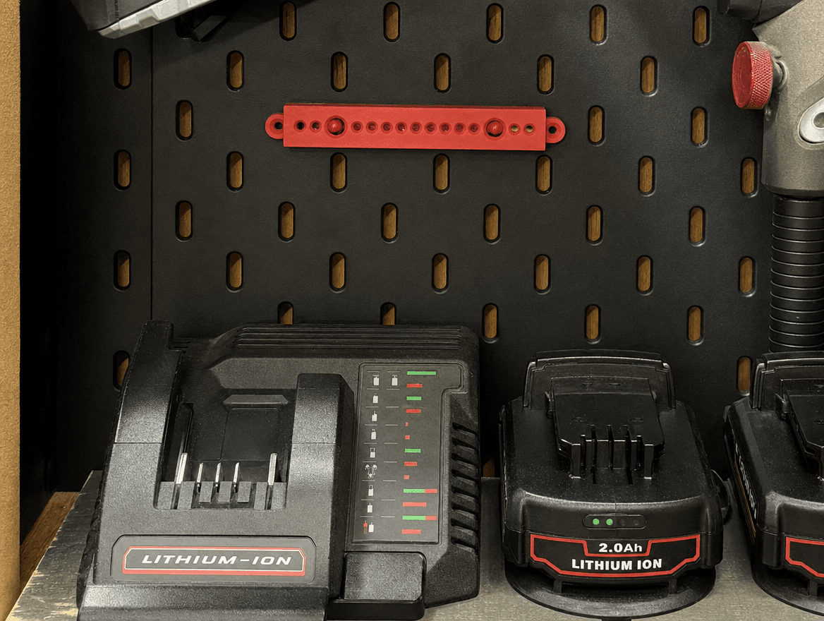 Nonblaze mounted for workshop & charging bench